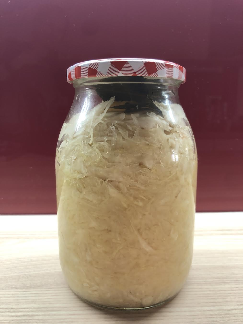 Kislo zelje v kozarcu